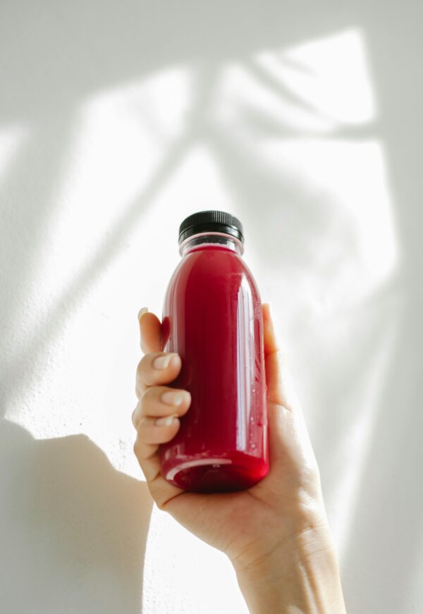 Agua Fresca de Mandarina y Flor de Jamaica